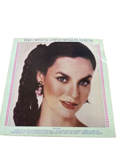 The Crystal Gayle Singles Album - Vinyl Record LP