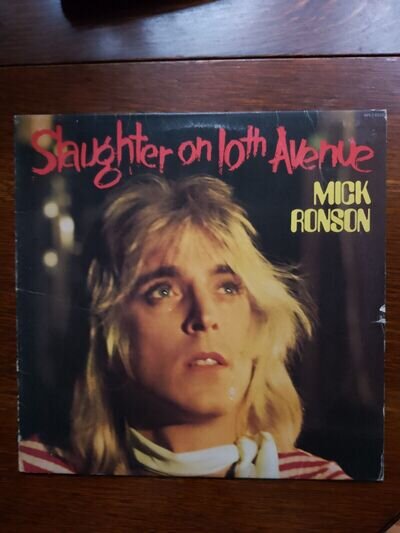 Mick Ronson - Slaughter On 10th Avenue - RCA LP UK ORIGINAL - EXCELLENT RECORD