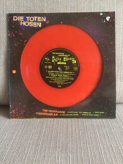 Die Totem Hoses-the Nightmare Continues 1992 10” Orig Vinyl Punk Rock