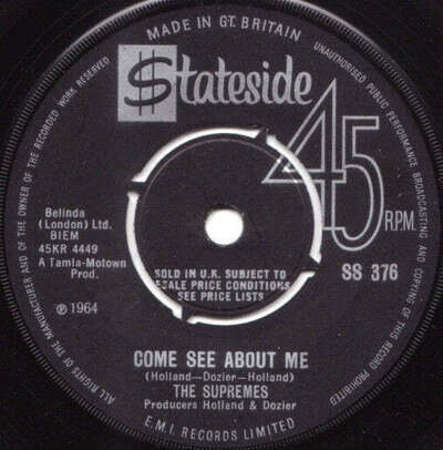 The Supremes - Come See About Me (7", Single) (Very Good (VG))