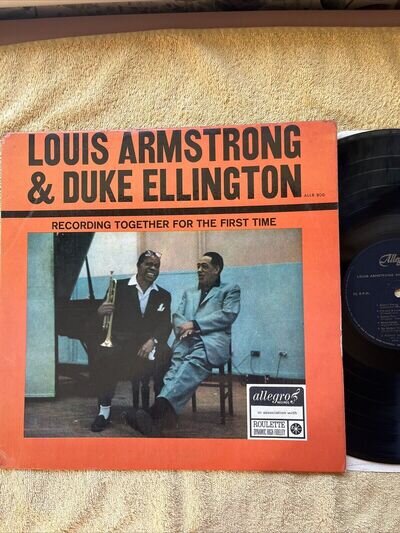 Louis Armstrong & Duke Ellington..Recording Together Etc…ALLR 800…Ex-