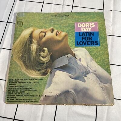 Doris Day Latin For Lovers Vintage Vinyl LP 1965 Columbia Records Album