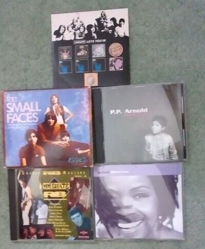 THE SMALL FACES BOXSET COLLECTION, PP ARNOLD, IMMEDIATE CD COLLECTIONS