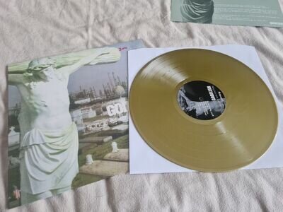 GODFLESH-SONGS OF LOVE AND HATE LP GOLD VINYL LTD/300 EARACHE INDUSTRIAL METAL