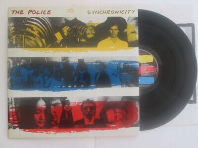 THE POLICE - " SYNCHRONICITY " 1983 UK A&M LP, AMLX 63735