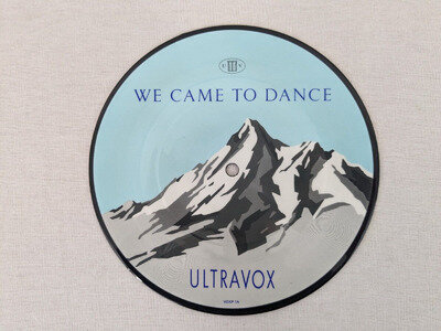 Ultravox We Came To Dance 7'' Picture Disc Vinyl Record 1983 Chrysalis Records