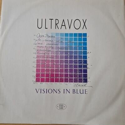 Ultravox - Visions in blue / Reap the Wild Wind / Break your back - 12" Vinyl