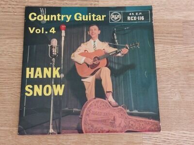 HANK SNOW – Country Guitar Vol.4 (1958/1961) UK 7” E.P.