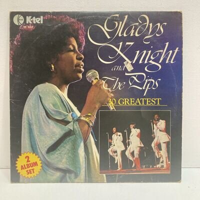 Gladys Knight And The Pips 30 Greatest Vinyl Record Album 2 Records