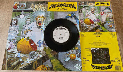 Helloween-Dr Stein Ltd Edition Poster Wraparound Sleeve. Noise Records Unplayed.