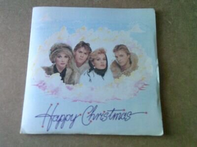 Bucks Fizz-Happy Christmas- The land of make believe -7 inch Single-EX