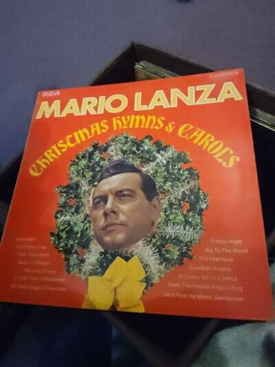 Mario Lanza, Christmas Hymns And Carols, 12" Vinyl 1963 Record