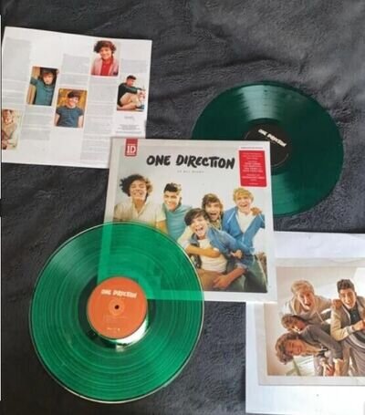 NEW! One Direction Up All Night Translucent Green 2 x LP Vinyl Urban Outfitters