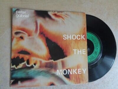 Peter Gabriel – Shock The Monkey - 1982 picture sleeve 7" vinyl