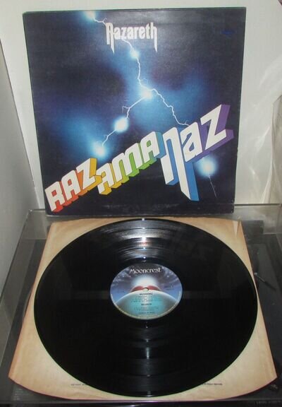 NAZARETH Razamanaz ORIG 1st UK MOONCREST 1973 EX AUDIO