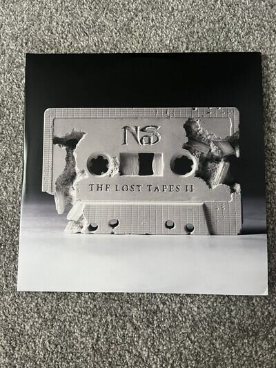 Lost Tapes II Nas Silver Double LP. Gatefold. Released 2019