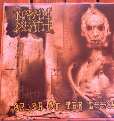 Napalm Death Order of the Leech Purple Vinyl LP 12" 33 RPM 1st Press 2002 New