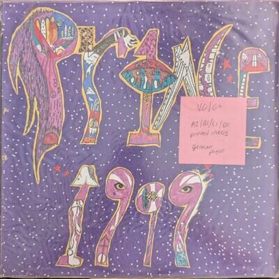 Prince 1999 Vinyl Record VG/G+ WB 923720 1982