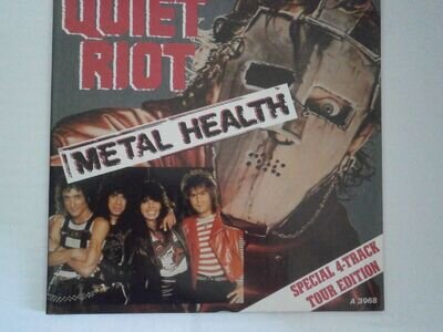 QUIET RIOT METAL HEALTH UK 2 x 7” SPECIAL 4TRACK TOUR EDITION Near MINT, 1983.