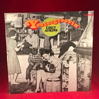 CHET ATKINS Yestergroovin' 1970 UK vinyl LP,EXCELLENT CONDITION