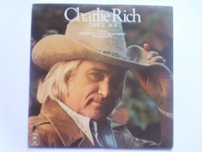 Charlie Rich Take Me LP Epic EPC81841 EX/EX 1977 Take Me