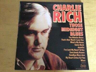 Vinyl Lp Charlie Rich Those Midnight Blues