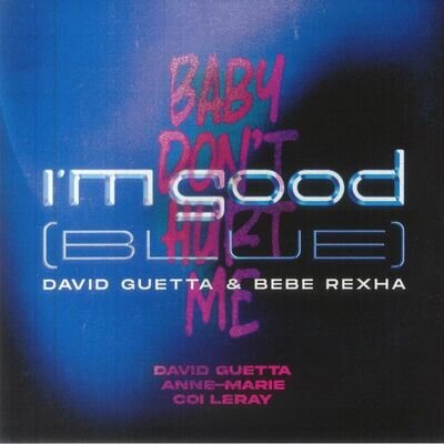 GUETTA, David - I'm Good (Blue) - Vinyl (limited blue vinyl 12")