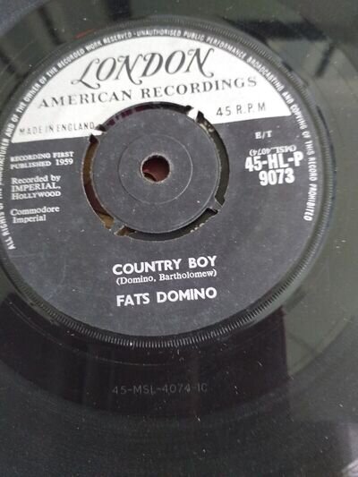 London - Fats Domino - 45 rpm 7" Single Vinyl Record - If You Need Me