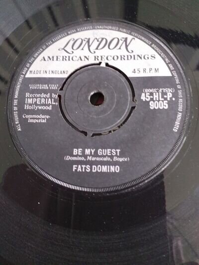 London - Fats Domino - 45 rpm 7" Single Vinyl Record - I've Been Around