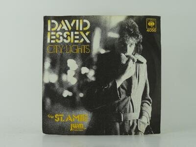 DAVID ESSEX CITY LIGHTS (17) 2 Track 7" Single Picture Sleeve CBS RECORDS