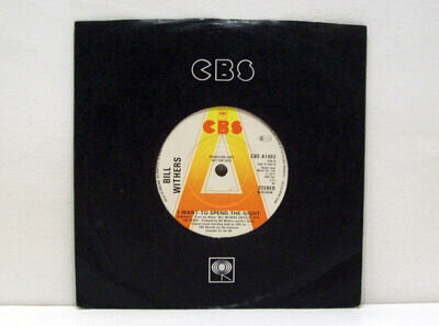 BILL WITHERS - I want to spend the night / memories 7" UK PROMO 70s SOUL/FUNK