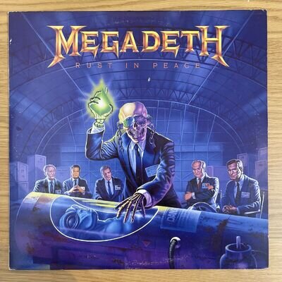 Megadeth Rust In Peace Vinyl Album CZECH PRESSING Globus International 210080