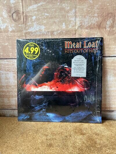 Meat Loaf Hits out of Hell Vinyl LP ALbum record 1984 Compilation EPC 26156