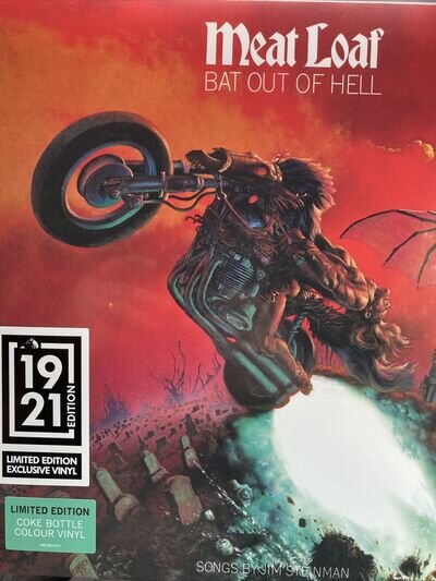 Meat Loaf Bat Out of Hell (hmv Exclusive) 1921 Edition Coke Bottle Clear Vinyl