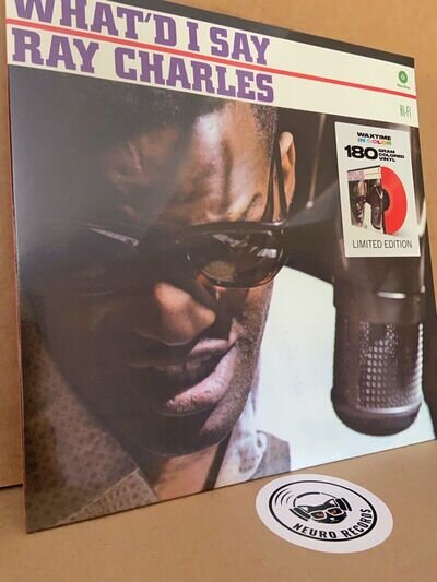 Ray Charles ‎- WHAT'D I SAY on LIMITED EDITION RED VINYL + 2 Bonus Tracks