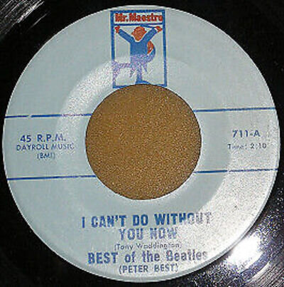 Pete Best - I Can't Do Without You Now / Keys To My Heart (7", Single)