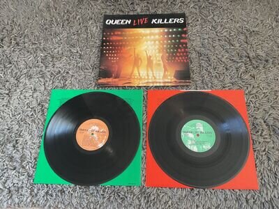 Queen “Live Killers” Original 1979 U.K. Gatefold vinyl 2Lp + Inners