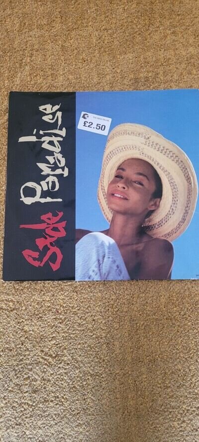 Sade - Paradise 12 Inch Single Extended Version/Instrumental/Extra Beats . VGC