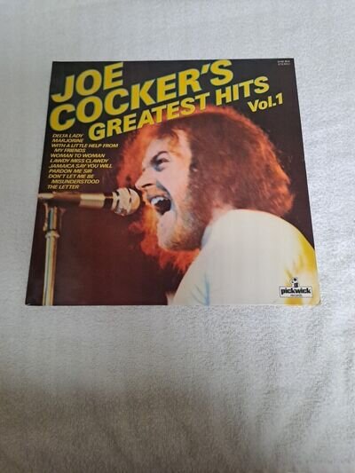 Joe Cocker - Greatest Hits Vol. 1 Vinyl LP EXCELLENT CONDITION