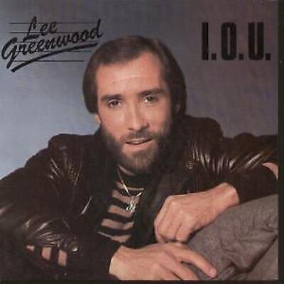 Lee Greenwood I.o.u. 7" vinyl UK MCA 1983 B/w going going gone pic sleeve LEE1