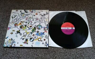 LED ZEPPELIN III 1ST PRESS RED/MAROON LABEL JIMMY PAGE/ PETER GRANT, A-5/B-5,,,