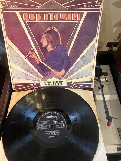 ROD STEWART - EVERY PICTURE TELLS A STORY - 12" VINYL LP -CLASSIC EDITION