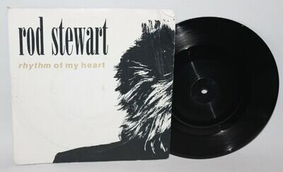 Rod Stewart - Rhythm Of My Heart - 1991 Vinyl 7" Single - Warner Bros W 0017