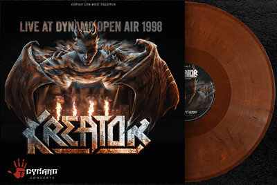 Kreator 'Live At Dynamo Open Air 1998' LP Brown Orange Marbled Vinyl NEW SEALED