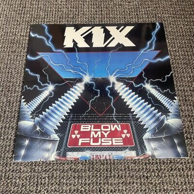 Kix – Blow My Fuse Vinyl Record FIRST US Pressing BLACK 1988