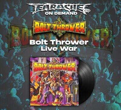 Bolt Thrower 'Live War' Black Vinyl - NEW