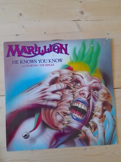 Marillion. He Knows You Know. 12" Vinyl Single. Picture Sleeve