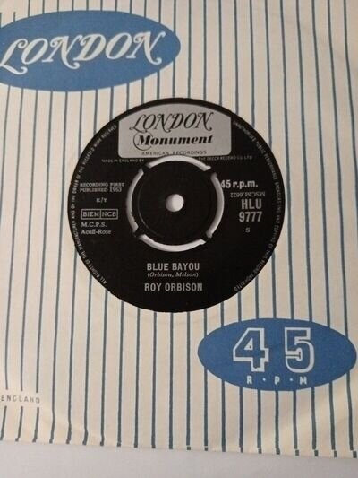 Roy Orbison - Blue Bayou (London HLU 9777)