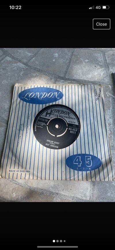 Roy Orbison – Dream Baby / The Actress Vinyl, 7", 45 RPM