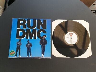 RUN-DMC TOUGHER THAN LEATHER 1988 UK PRESS 12" VINYL RECORD LP